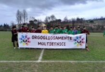 Real Chianti: insieme ai ragazzi dell’Albereta, in campo con uno striscione che… scalda il cuore