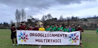 Real Chianti: insieme ai ragazzi dell’Albereta, in campo con uno striscione che… scalda il cuore