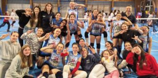 Under 13: Chianti Volley (bianca), che sfida contro Firenze Ovest: si chiude con un 2-2 combattutissimo