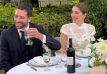 Bomber “Baccio” (David Baccini) ha sposato la sua Chiara: gli auguri dell’Audace Galluzzo e del Grassina