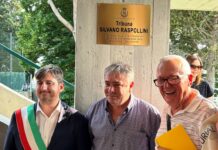 Us Sancascianese: la tribuna coperta dello stadio comunale intitolata ufficialmente a Silvano Raspollini