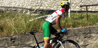 Soddisfazione Sancascianese Ciclismo: Ken Geo Tamashiro Cappelletti in maglia-Toscana