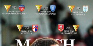 Dal 2 al 23 agosto: ecco tutte le amichevoli prestagionali che vedranno in campo il Poggibonsi