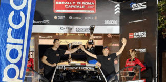 Rally di Roma Capitale: gran prestazione di Marco Leoncini, “navigato” dal sancascianese Marco Piazzini