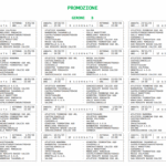 Calendario Promozione Girone B