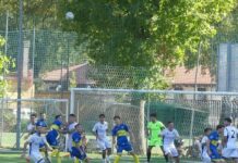 Cubino eroico: in dieci per un’ora, batte 1-0 il Casalguidi (perla di Conti) ed è in testa a punteggio pieno