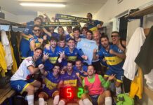 Tripletta di Paggetti, il Cubino stende anche l’Urbino Taccola (5-2): gialloblù in testa da soli, 9 punti su 9