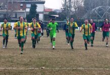 FOTOGALLERY / Sorrisi ed esultanze gialloverdi: che gioia per la vittoria (1-0) sul campo del Castiglioncello