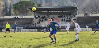 Cardinali e Salsi regalano il derby alla Grevigiana: 2-1 sull’Impruneta Tavarnuzze. E la classifica ora è cortissima