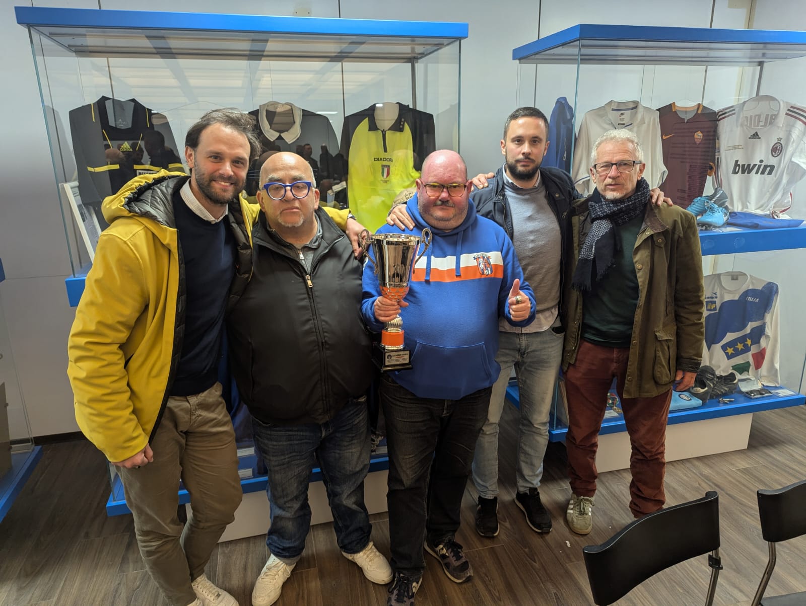 Premiazione Libertas BT Juniores Museo del Calcio