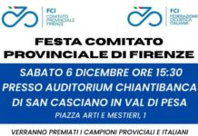 Sabato 6 dicembre a San Casciano la festa del comitato provinciale di Firenze della FCI