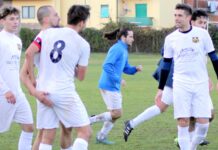 La Grevigiana decolla a Peretola: Fiumi-gol, 1-0 al Real e primo posto in classifica per i gialloblù