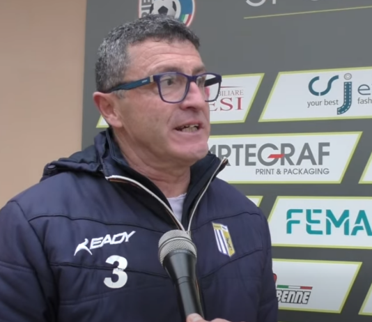 Dopo il pareggio a Trestina, mister Bonuccelli non trattiene la rabbia: “Inesistente l’angolo da cui è nato il 3-3”