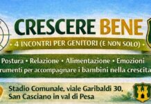 Postura, alimentazione, emozioni e comunicazione: quattro incontri allo stadio comunale, per genitori e non solo