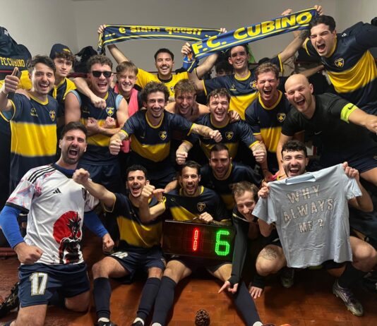 Il Cubino si scatena nell’anticipo: 6-1 gialloblù sul campo del San Marco Avenza