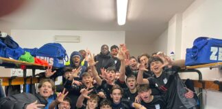 Il super Selfie della Vittoria degli Juniores provinciali del Cerbaia: che battono (3-0) la capolista Casellina