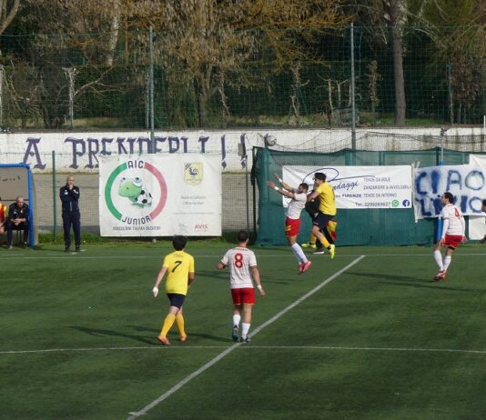 Carattere Galluzzo. Gialloblù in dieci per un’ora e sotto per 1-2 all’86’: Terzani allo scadere trova il 2-2