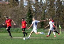 Grevigiana frenata dal Duccio Dini (che chiude in nove): Monnanni replica a Cardinali, 1-1