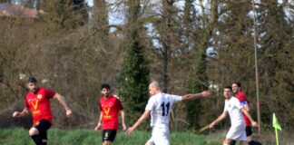 Grevigiana frenata dal Duccio Dini (che chiude in nove): Monnanni replica a Cardinali, 1-1