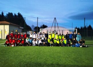 Libertas Barberino Tavarnelle, che meraviglia la partita fra prima squadra e piccoli tifosi