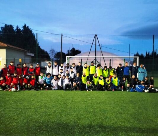 Libertas Barberino Tavarnelle, che meraviglia la partita fra prima squadra e piccoli tifosi