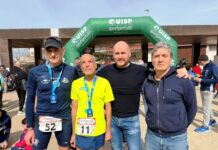 Raffaele Panebianco, 66 anni, non vedente, entusiasta della Maratonina di Tavarnelle