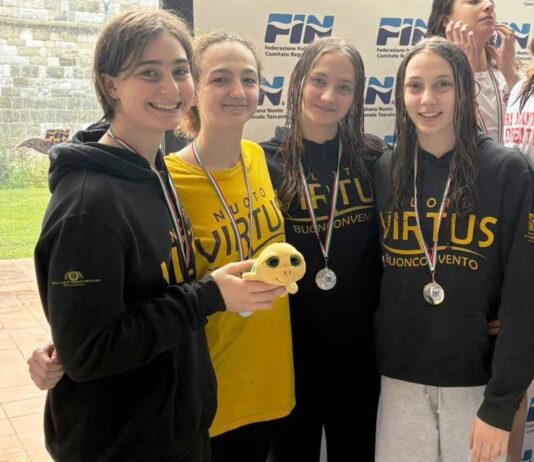 La Virtus Buonconvento al top alle Finali Regionali di Categoria in vasca corta, a Livorno