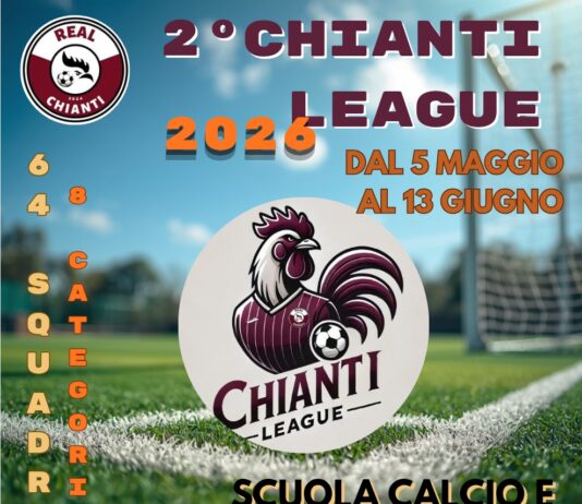 Chianti League, il 5 maggio il via alla 2ª edizione: in campo 64 squadre per 8 categorie tra scuola calcio e settore giovanile