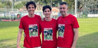 Il saluto alle ‘bandiere’ rossonere Filippo, Jacopo e Tommaso: “La Settignanese sarà per sempre casa vostra”
