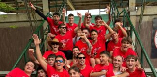 Saccardi-gol, la Rondinella festeggia con due giornate di anticipo: i biancorossi di nuovo in Serie D vent’anni dopo