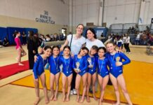 Artistica Tavarnelle, le atlete (dal 2014 al 2018) in pedana al Toscana Gym a Rosignano