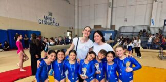 Artistica Tavarnelle, le atlete (dal 2014 al 2018) in pedana al Toscana Gym a Rosignano