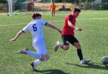 Salucci trascina il Duccio Dini ai play-off: 1-0 giallorosso a Tavarnuzze. E domenica prossima di nuovo di fronte
