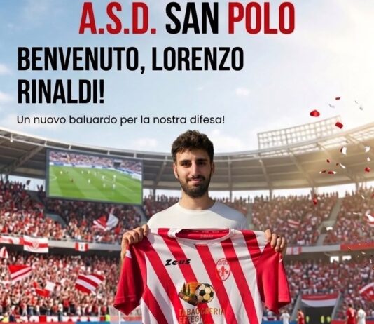 Il San Polo prosegue nella campagna di rafforzamento: ecco Lorenzo Rinaldi