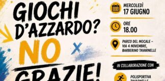 “Giochi d’azzardo? No grazie”: incontro martedì 17 giugno al Parco del Mocale (Tavarnelle)
