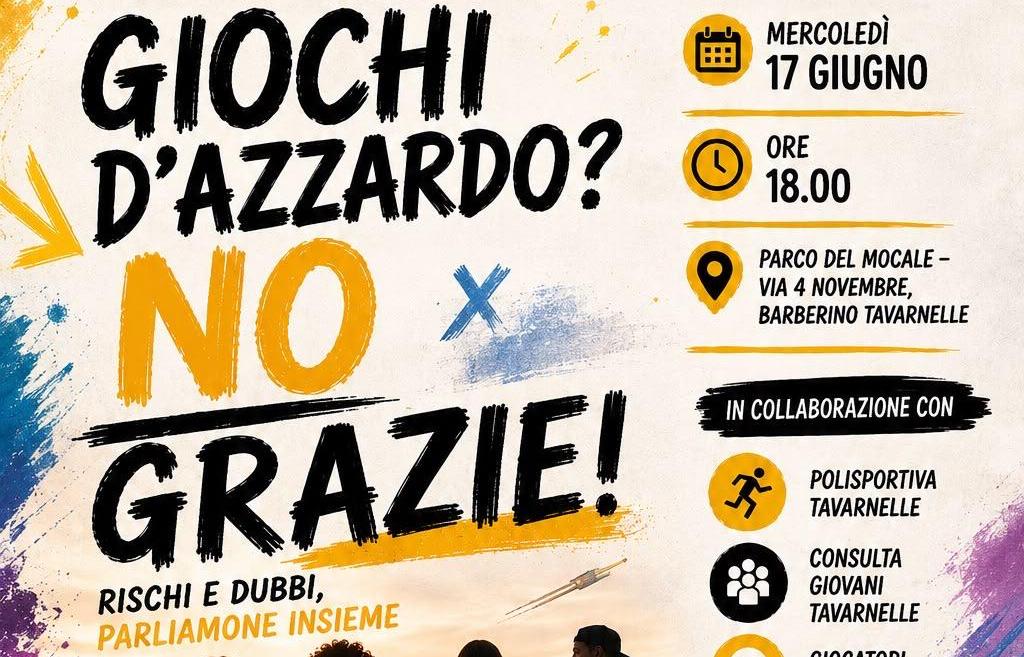 Serata gioco azzardo1