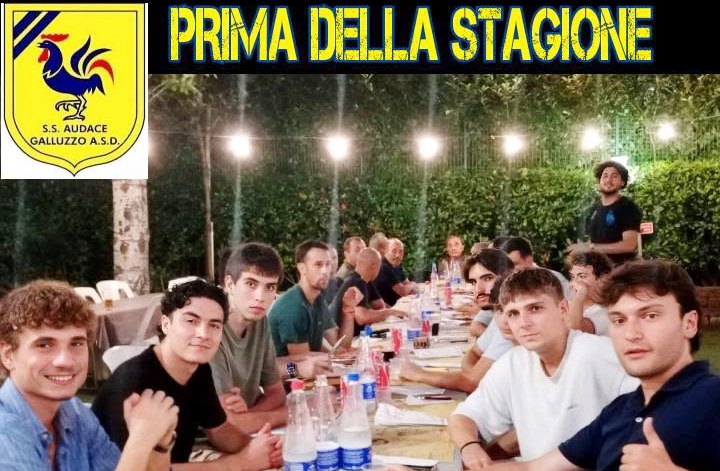 Audace Galluzzo prima cena della stagione