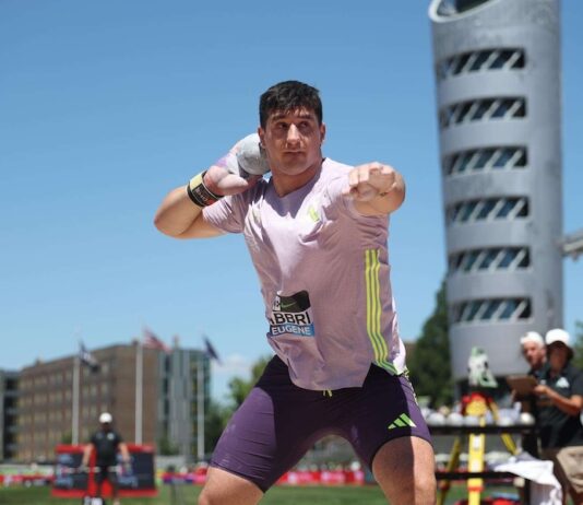 Getto del peso, fantasmagorico Leonardo Fabbri: vittoria con lancio da paura a Eugene (USA)