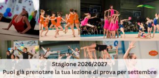 L’Asd Il Gabbiano è già pronta per la prossima stagione di ginnastica ritmica: tutte le info