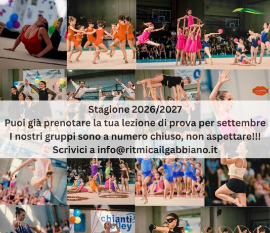 L’Asd Il Gabbiano è già pronta per la prossima stagione di ginnastica ritmica: tutte le info