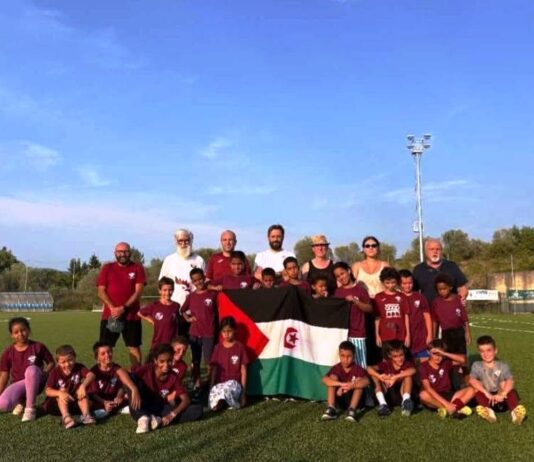 Real Chianti, pallone e bellezza: allenamento insieme con i bambini Saharawi