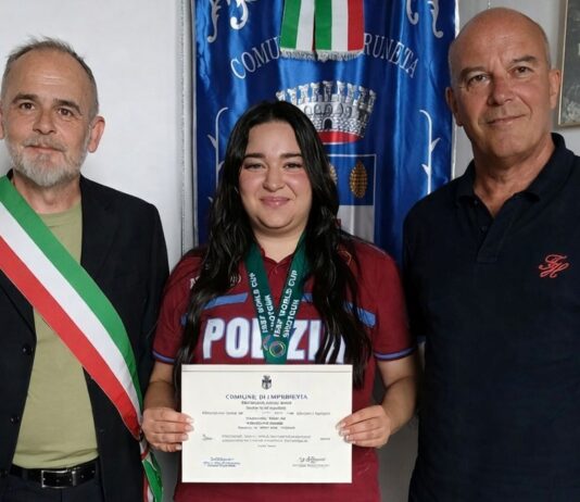 Tiro a volo: le vittorie di Sara Bongini celebrate anche in palazzo comunale