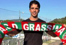Grassina: il centrocampista Isacco Barducci si veste di rossoverde