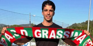 Grassina: il centrocampista Isacco Barducci si veste di rossoverde