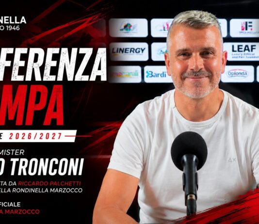 VIDEO / Rondinella Marzocco: conferenza stampa di presentazione di mister Tronconi