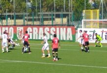 Troppa Lucchese per il Grassina: in Coppa Italia avanti i rossoneri che vincono 3-0