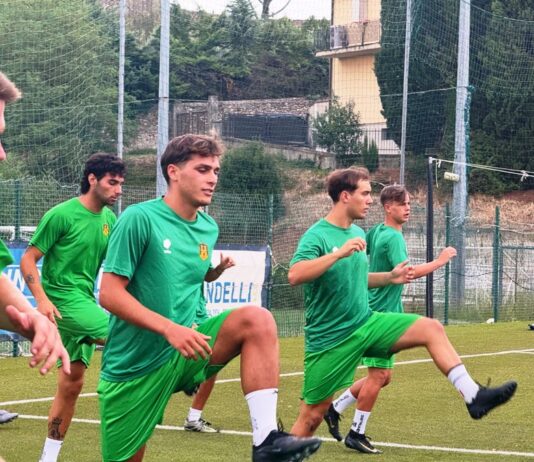 FOTO / La Sancascianese è partita! E suda in campo agli ordini di mister Latini