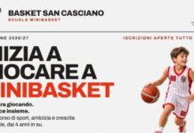 A San Casciano riparte il MiniBasket. Con il mese di settembre gratuito