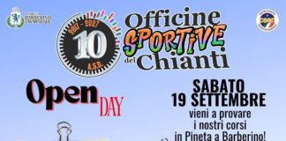Barberino Tavarnelle: sabato 19 settembre grande open day di Officine Sportive del Chianti