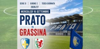 Serie D, mercoledì 16 settembre turno infrasettimanale: il Grassina gioca a Prato. Tutte le info